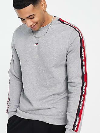 Homme Tommy Jeans Colourblock Sweat-shirt-Relaxed Fit-Gris-Tommy Hilfiger 