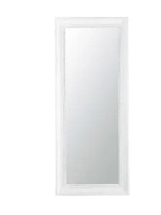 Espejo de mango tallado blanco 90x180 LOMBOK