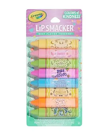 Lip Smacker Liquid Flavored Lip Gloss Friendship Pack |Tropical Punch,  Watermelon, Cotton Candy, Sugar, Strawberry | Stocking Stuffer | Christmas