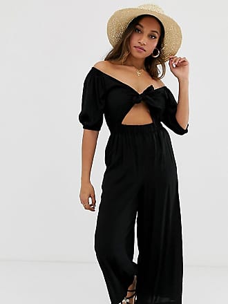 asos petite black jumpsuit