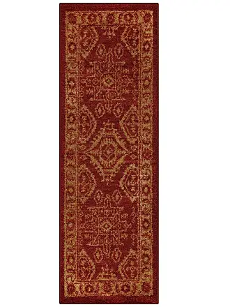 Maples Rugs Caprice Boho Medallion Hallway Entryway Non Skid Runner Rug  [Made in USA], Blue, 2' x 6' - Yahoo Shopping