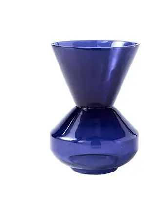 Vaso di design in forma organica in gres Fine, alt. 20 cm