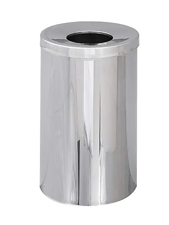  Greenco Mesh Round 6 Gallon Trash Cans, Silver, 2 Pack,  Lightweight & Sturdy Office Trash Cans for Near Desk : Home & Kitchen