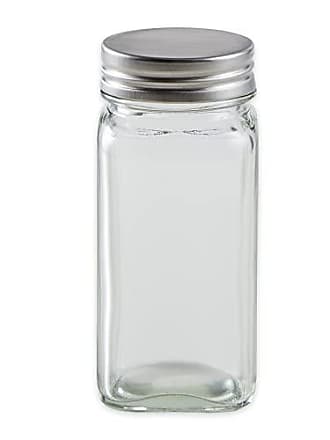 RSVP Kitchen Storage Collection - Glass Round Spice Jar - 3-Ounce