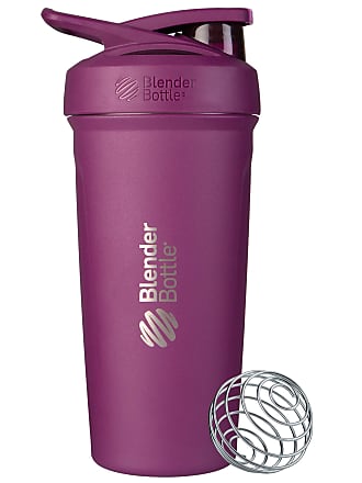 BlenderBottle Strada Shaker Cup Perfect for Protein Shakes and Pre Workout Red 28-Ounce 