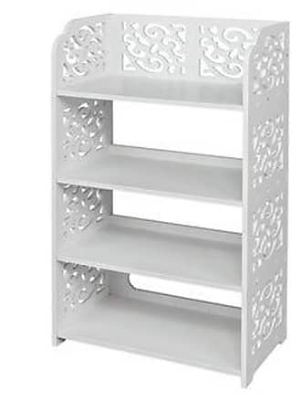 Entryway Chrome Seville Classics 4 Tier Expandable Stackable Shoe Storage Rack Organizer Closet Perfect For Bedroom Dorm Room Free Standing Shoe Racks