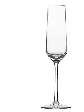 Schott Zwiesel Tritan Crystal Glass Pure Stemware Collection Champagne  Flute with Effervescence Points, 7.3-Ounce, Set of 2