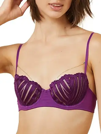 Purple lace,gray & white embroidered, Dream Angel Demi bra Victoria’s  Secret 36D