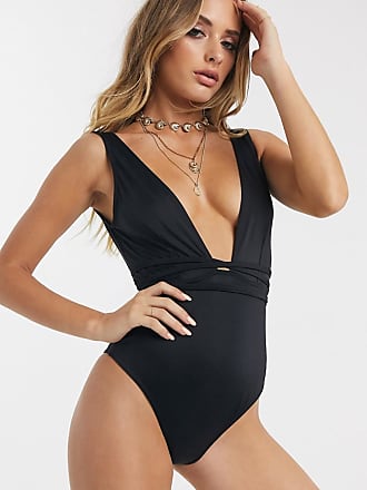asos white one piece bathing suit