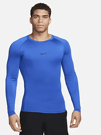 T-shirt Manches Longues Marine Homme technique Nike Pro