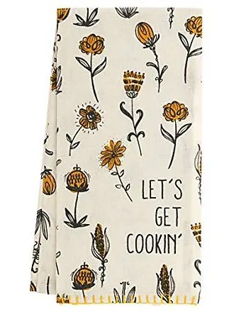 Karma Daisy Tea Towel - 100% Cotton Hand Towels for the Kitchen - Modern  Home De
