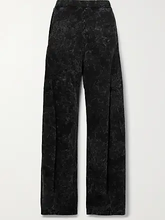 + adidas Originals shell-trimmed jersey wide-leg track pants