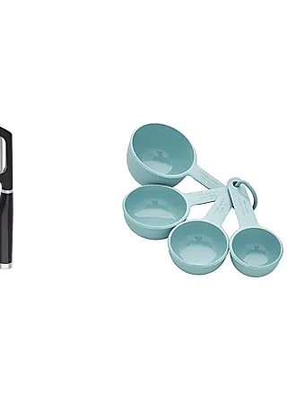 KitchenAid Universal Measuring Cup and Spoon Set, 9 Piece, Aqua Sky