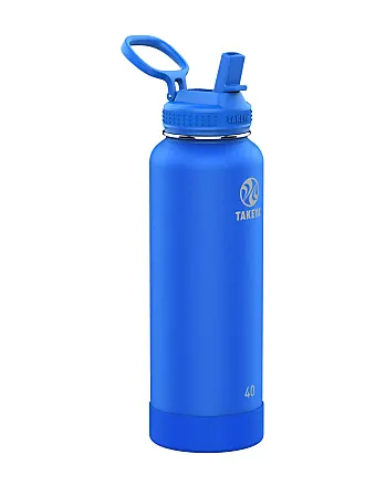 Takeya Actives Insulated Water Bottle With Straw Lid 22 Oz Cobalt