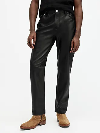 Moschino zip-detail Fitted Leather Trousers - Farfetch