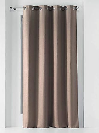 Vorhang Mit Osen 140 X 260 cm Douceur Polyester Unifarben Essentiel Braun 