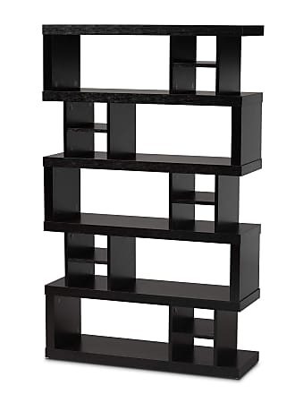 Shelves By Baxton Studio Now At, Baxton Studio Barnes 6 Shelf Modern Bookcase