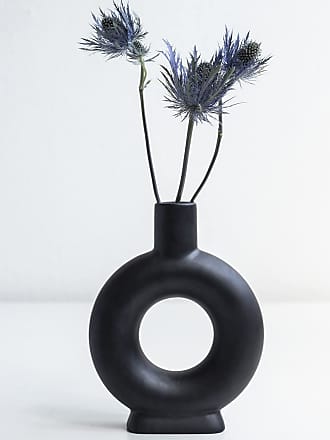 Generic Brands vases décoratifs en Porcelaine Blanc/Gris/Noir Hauteur 10-29 cm 