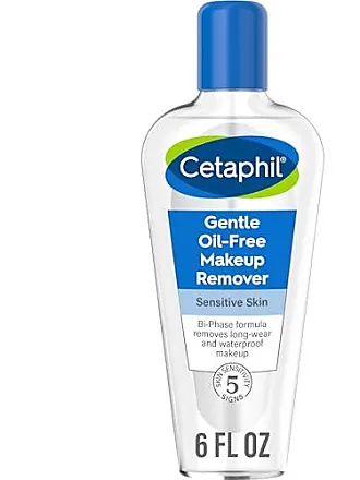 Cetaphil Gentle Waterproof Makeup Remover, 6oz, Oil-Free Formula for  Sensitive Skin 