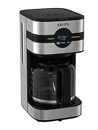 Krups KM202850 Simply Brew Compact Filter Drip Coffee Maker, 5-Cup, Silver