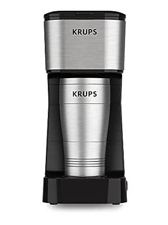 Krups KM202850 Simply Brew Compact Filter Drip Coffee Maker, 5-Cup, Silver