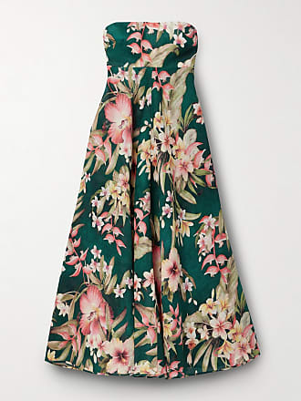 Alexandre floral-print linen midi dress
