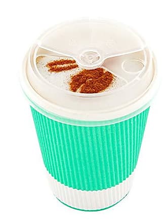  Restaurantware LIDS ONLY: 500 Disposable White BPA Free Coffee  Cup Lids With Red Heart Stopper Plugs - Fits 8-OZ, 12-OZ, 16-OZ & 20-OZ  Cups: Perfect for Coffee Shops & Restaurant Takeout 