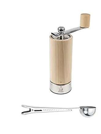  Peugeot Line Manual Salt & Pepper Mill Gift Set Carbon Graphite  Aluminum, 12 cm - 4.75 With Stainless Steel Spice Scoop/Bag Clip (Salt &  Pepper Mills w/ Scoop): Home & Kitchen