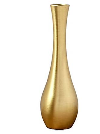 Altgold Designvase Gold Dekovase Blumenvase Edle moderne Vase NOTT-DESIGN 
