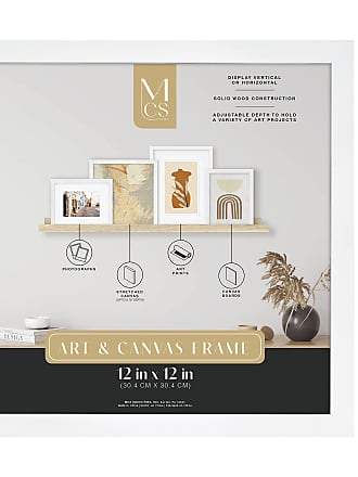 MCS Classic Aluminum Frame Silver - Frame Opening: 11x14 - Mat Opening: 8x10