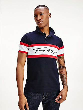 polera tommy hilfiger hombre roja