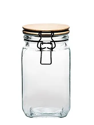 Amici Home Gumball Machine Shaped Glass Candy Jars, Canister with Airtight  Lids, Perfect for Weddings, Birthdays and Gift, 42 Oz,Red