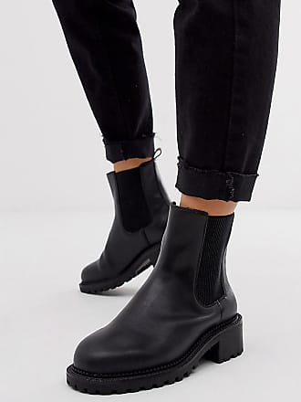 agnes chunky chelsea boots
