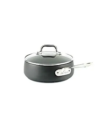 All-Clad Cast Iron Dutch Oven with Acacia Trivet 6 Quart Induction Oven  Broil Safe 650F Pots and Pans, Cookware Black