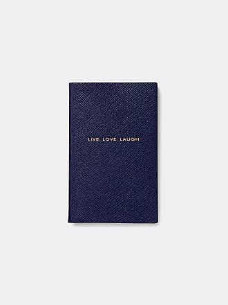 Navy 'Notes' Chelsea Notebook by Smythson