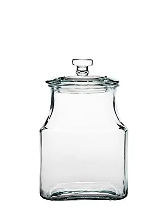 Amici Home Arlo Collection Glass Canister Cookie Jar, Food Safe