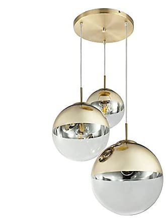 Nacht Tisch Lampe Chrom Glas Kugel Design Boden Stand Textil Leuchte weiß 70 cm 