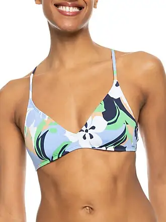 Roxy Active Bralette SD Bikini Top In Anthracite - FREE* Shipping