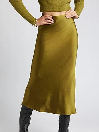 CHICWISH Womens Caramel 3D Posy Double-Layered Mesh Midi Skirt