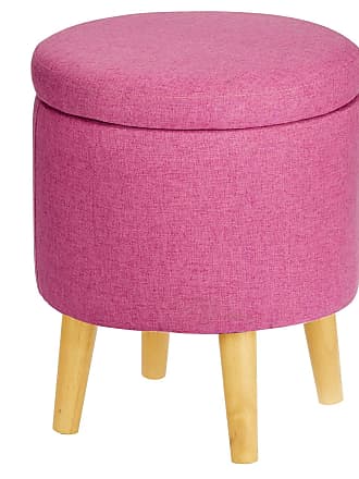 mouve/pink Suede Diamante Bling Footstool Rest Pouffe Seat New & Next Day Post 