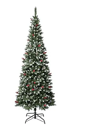 First Traditions Duxbury Christmas Tree with Hinged Branches, 6 ft