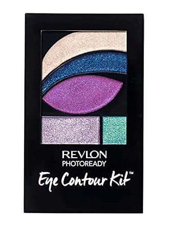 Revlon Revlon PhotoReady Eye Contour Kit, Eyeshadow Palette with 5 Wet/Dry Shades & Double-Ended Brush Applicator, Eclectic (517), 0.1oz