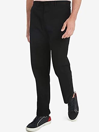 Tommy Hilfiger Mens Custom Fit Low Rise Flat Front Chino