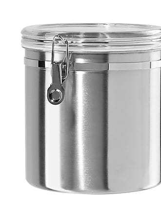 Oggi 72-Ounce Clear Acrylic Canister with Locking Clamp 