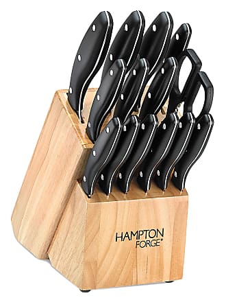 Hampton Forge Tomodachi Fuji 15-Piece Knife Block Set 
