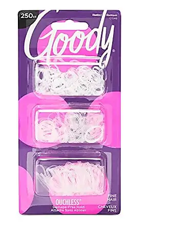  GOODY Ouchless XL & Extra Thick Elastics, Black, 10.0