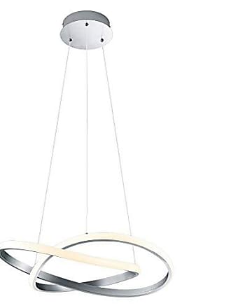 Design LED Decken Hänge Pendel Lampe Chrom Spots beweglich Wohn Big Light 