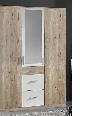 Armoire placard meuble de rangement coloris effet bois - Longueur 225 x  Hauteur 210 x Profondeur 58 cm