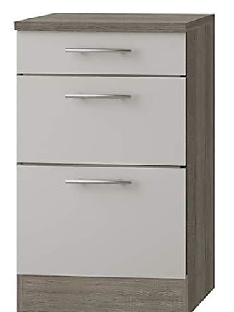 BAYLANGO Küchen-Unterschrank 3 Schubladen o beige 40 cm »Arta« Arbeitspl