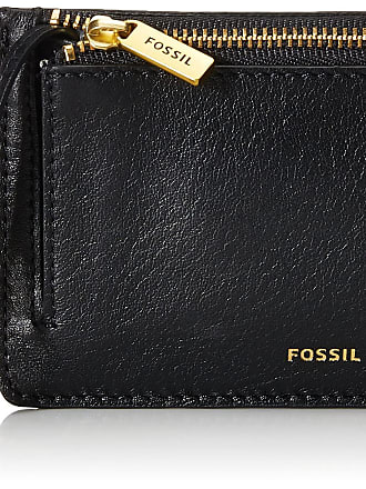 Fossil Brown Logan Zip Card Case